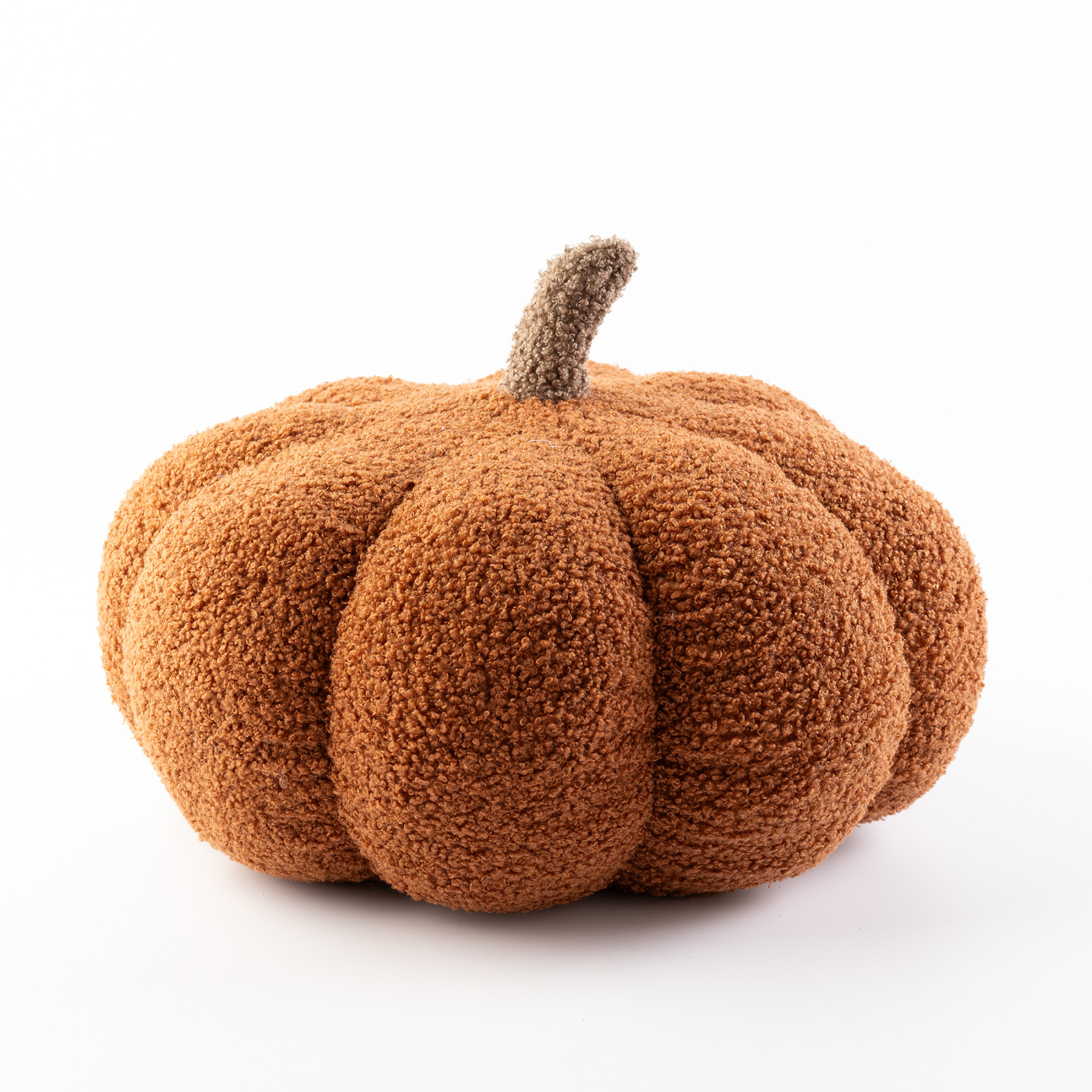 Textino Kissen 'Pumpkin' Ø 30 cm Rustic Brown - Terra